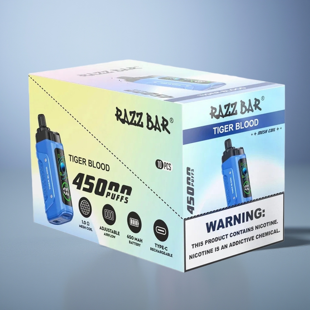Razz Bar 45000 Kaplan Kanı Tip-C