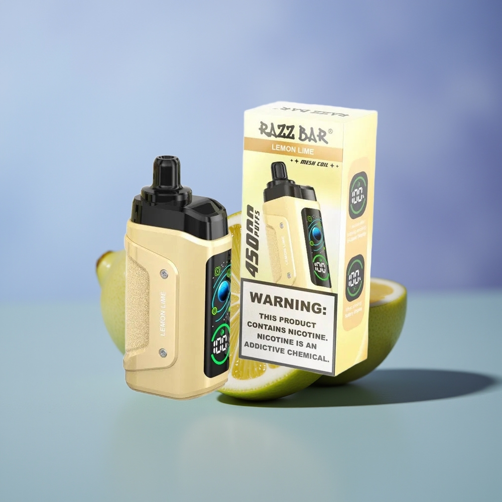 Razz Bar 45000 Limon Lime Tip 1.0 Ohm