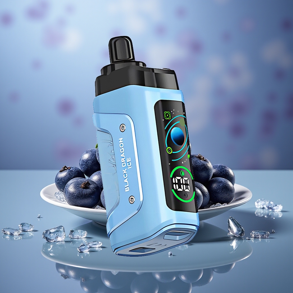 Razz Bar 45000 Siyah Ejderha Buz Tip-C