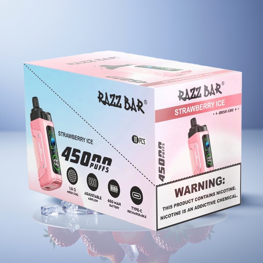 Razz Bar 45000 Çilek Buz Tip-C Şarj Edilebilir