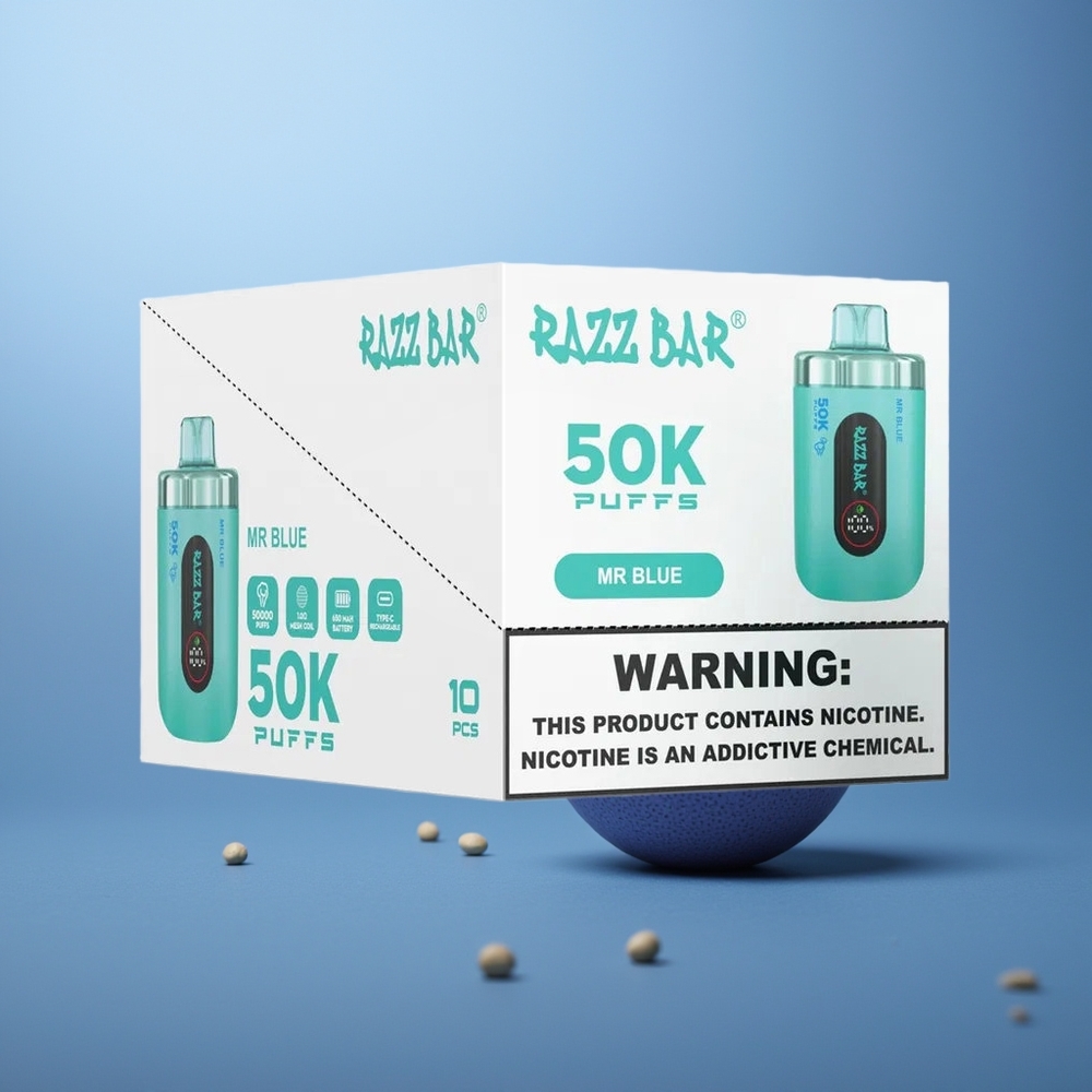 Razz Bar 50K Bay Mavi Tip-C Şarj