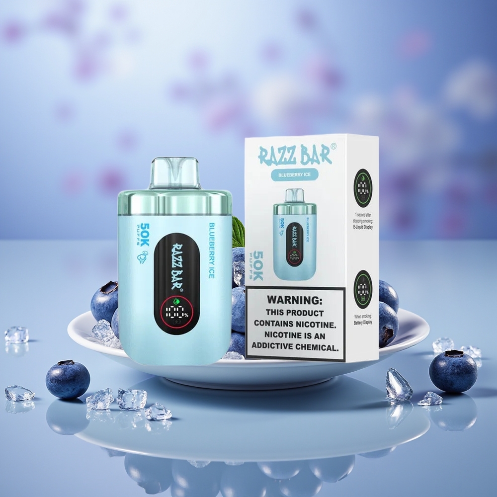 Razz Bar 50K Yaban Mersini Buz Tip-C Şarj Edilebilir