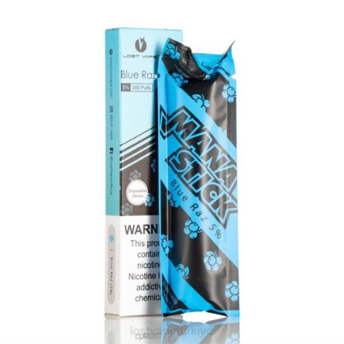 Lost Vape Orion - Lost Vape Mana tek kullanımlık çubuk | 300 nefes | 1.2ml mavi ra %5 RV2V519