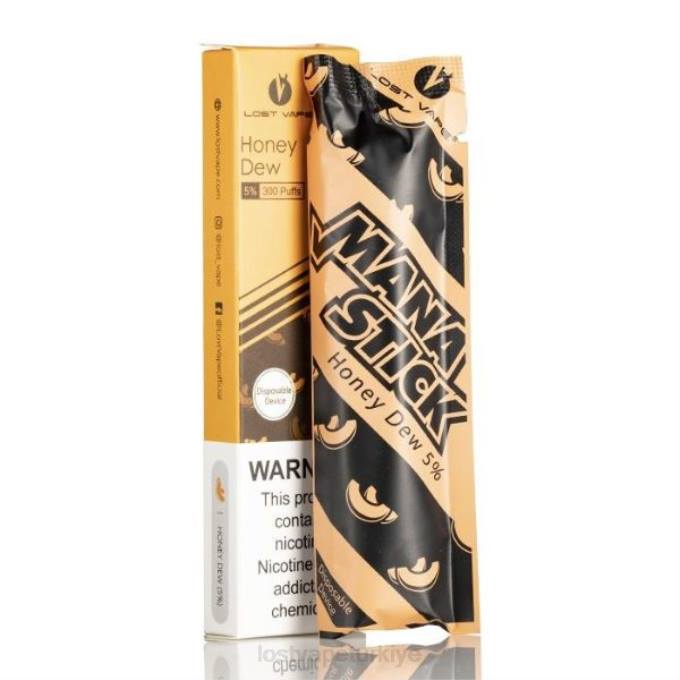 Lost Vape Sale - Lost Vape Mana tek kullanımlık çubuk | 300 nefes | 1.2ml bal çiği %5 RV2V520