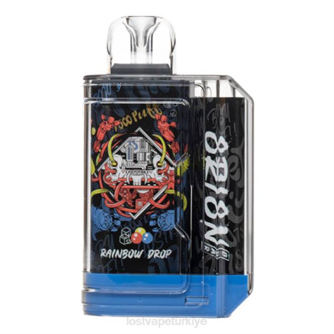 Lost Vape Amazon - Lost Vape Orion tek kullanımlık bar | 7500 puf | 18 ml | 50mg gökkuşağı damlası RV2V54