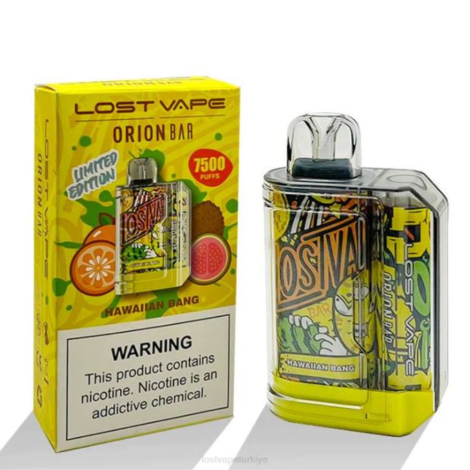 Lost Vape Near Me Türkiye - Lost Vape Orion tek kullanımlık bar | 7500 puf | 18 ml | 50mg Hawaii patlaması RV2V97