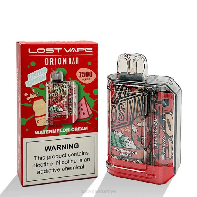 Lost Vape Orion - Lost Vape Orion tek kullanımlık bar | 7500 puf | 18 ml | 50mg karpuz kreması RV2V99