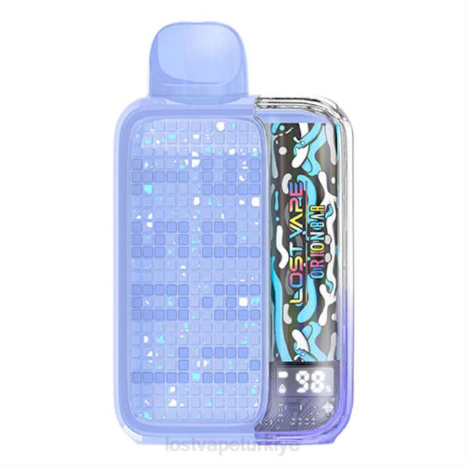 Lost Vape Price Türkiye - Lost Vape Orion tek kullanımlık bar 10000 puf 20ml 50mg mavi razz buz RV2V26