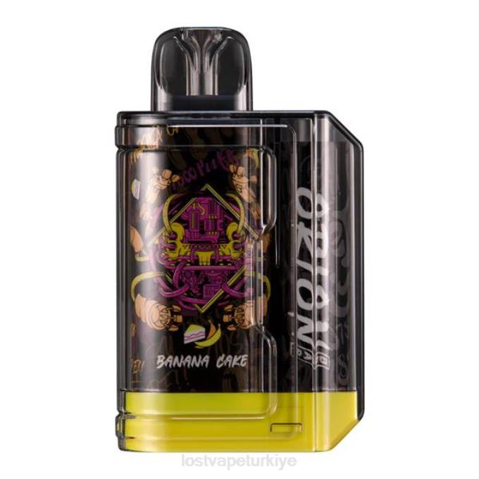 Lost Vape Price Türkiye - Lost Vape Orion tek kullanımlık bar | 7500 puf | 18 ml | 50mg muzlu kek RV2V56