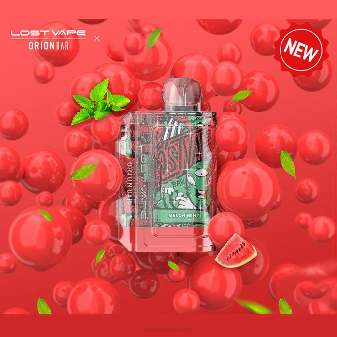Lost Vape Sale - Lost Vape Orion tek kullanımlık bar | 7500 puf | 18 ml | 50mg kavun nane RV2V90
