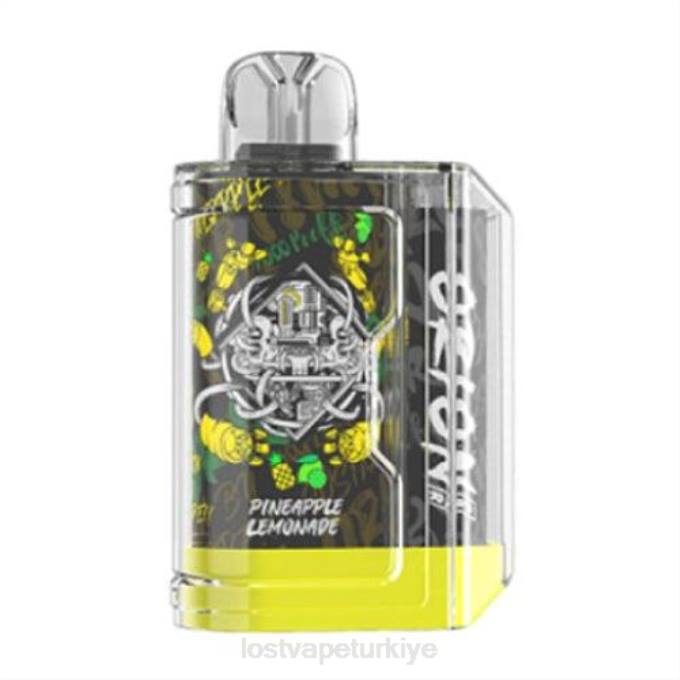 Lost Vape Türkiye - Lost Vape Orion tek kullanımlık bar | 7500 puf | 18 ml | 50mg ananaslı limonata RV2V51
