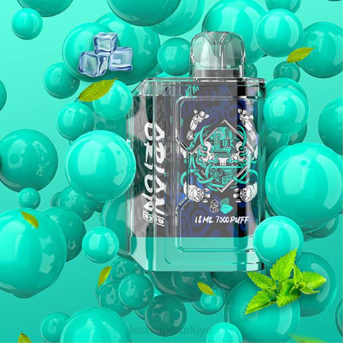 Lost Vape Türkiye - Lost Vape Orion tek kullanımlık bar | 7500 puf | 18 ml | 50mg mavi nane RV2V81