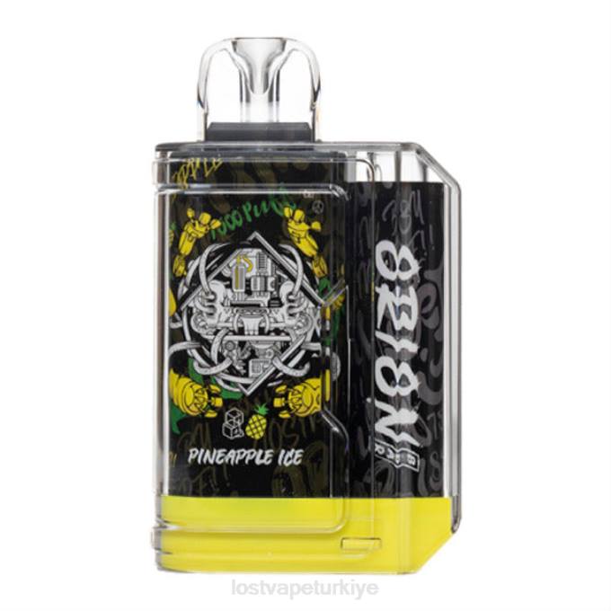 Lost Vape Ursa Nano Türkiye - Lost Vape Orion tek kullanımlık bar | 7500 puf | 18 ml | 50mg ananaslı buz RV2V62