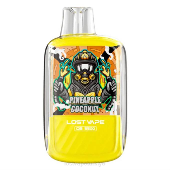 Lost Vape Amazon - Lost Vape Orion ob5500 5500 puf 14ml 50mg tek kullanımlık ananas hindistan cevizi RV2V104