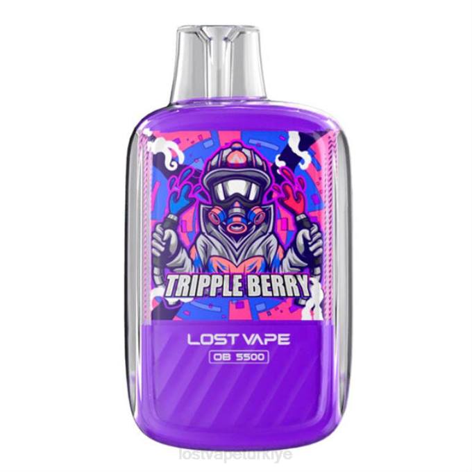 Lost Vape Dealers Near Me - Lost Vape Orion ob5500 5500 puf 14ml 50mg tek kullanımlık üçlü meyve RV2V108