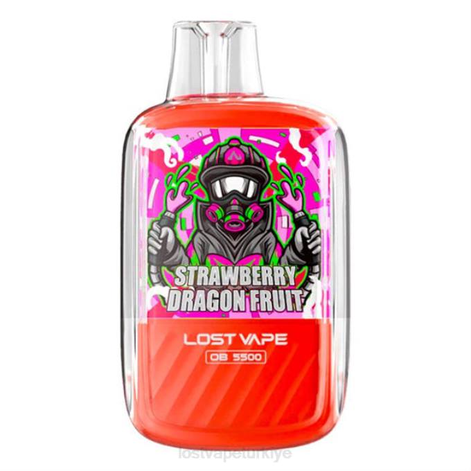 Lost Vape Price Türkiye - Lost Vape Orion ob5500 5500 puf 14ml 50mg tek kullanımlık çilek ejderha meyvesi RV2V106