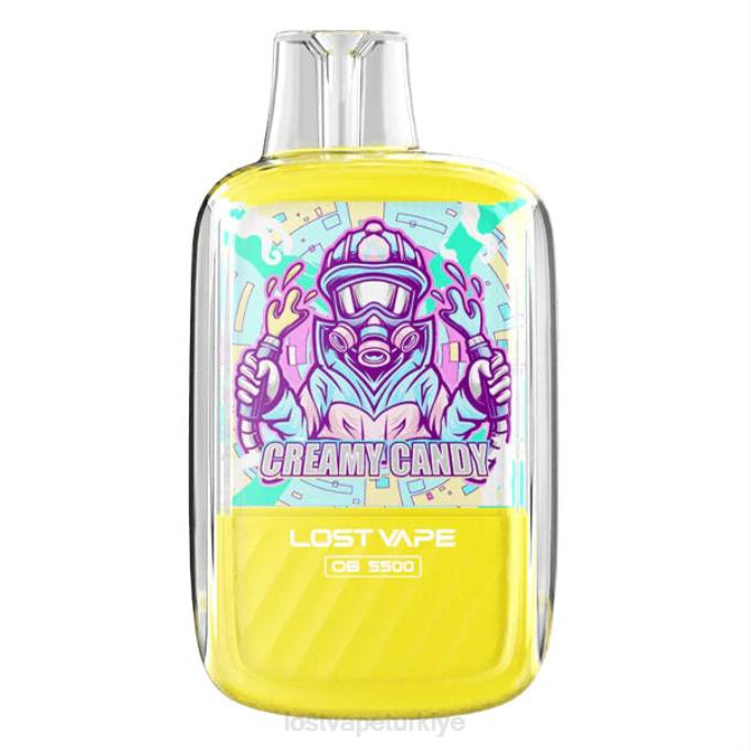 Lost Vape Sale - Lost Vape Orion ob5500 5500 puf 14ml 50mg tek kullanımlık kremalı şeker RV2V100